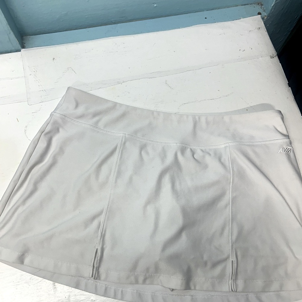 White womens tennis skirt